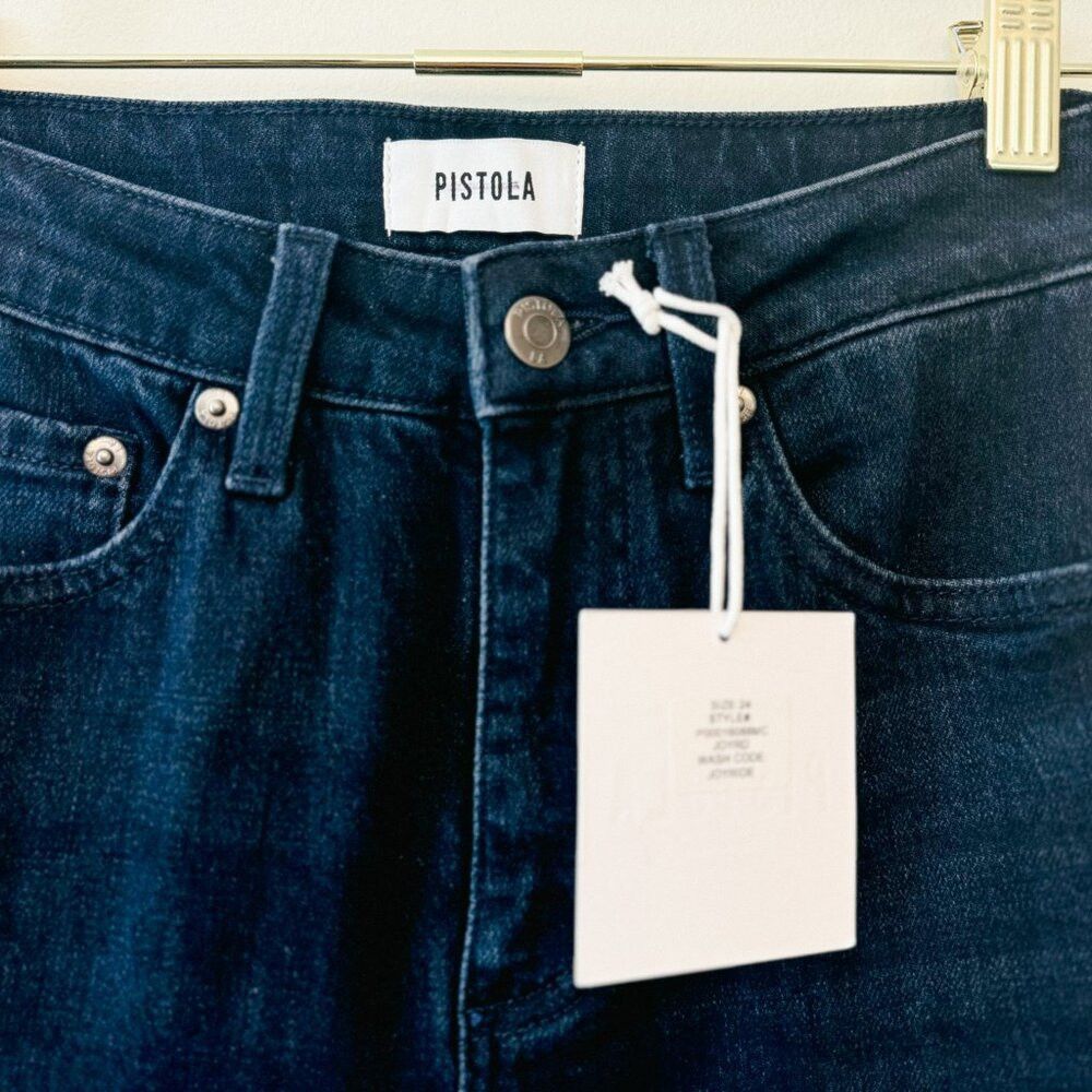 Pistola NWT Pistola Lennon High-Rise Cropped Bootcut Jeans Size 24 Size 24" / US 00 / IT 34 - 4 Thumbnail