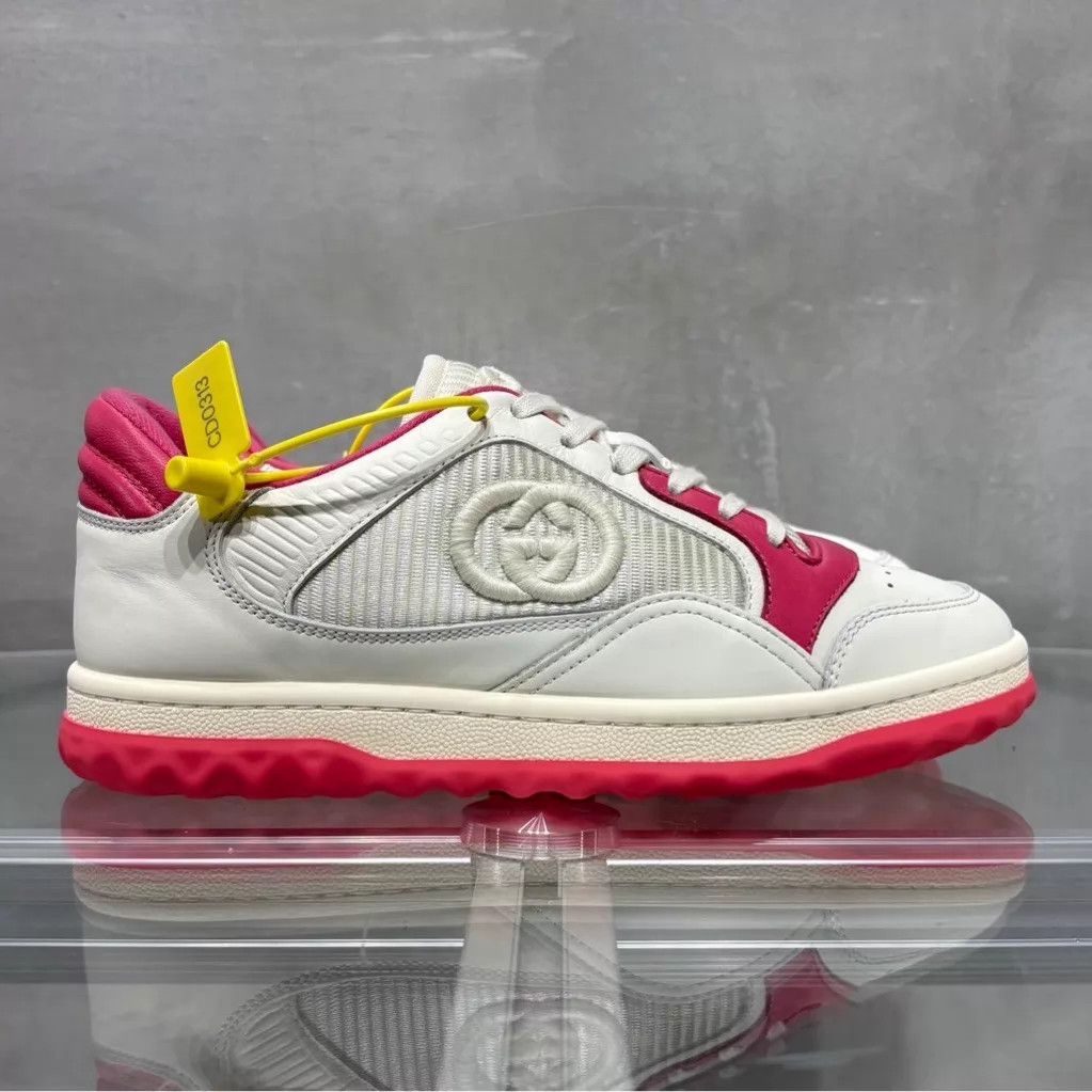 Gucci Gucci MAC80 Casual Sneaker White/Pink Women's 36 Size US 5.5 / IT 35.5 - 4 Thumbnail