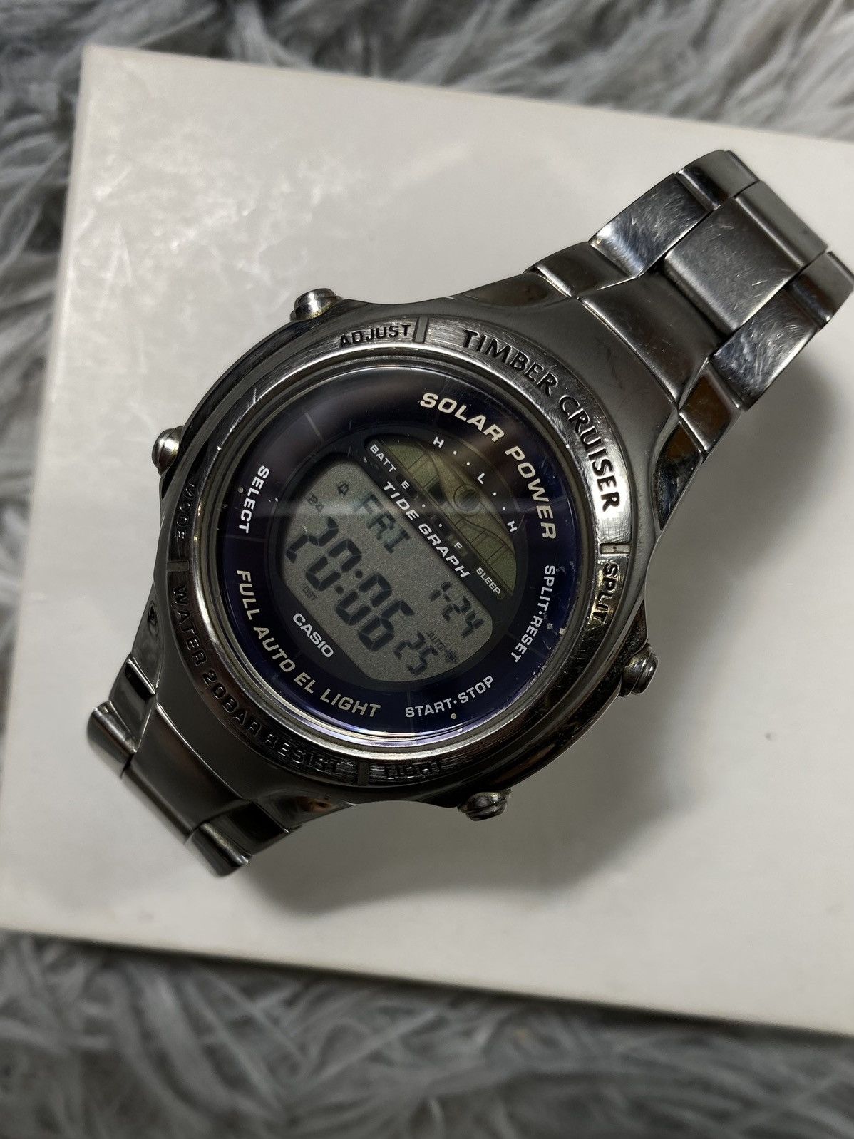 Casio × Japanese Brand × Vintage Casio Timber Cruiser Solar Watch - Tide Graph 20BAR Size ONE SIZE - 10 Thumbnail