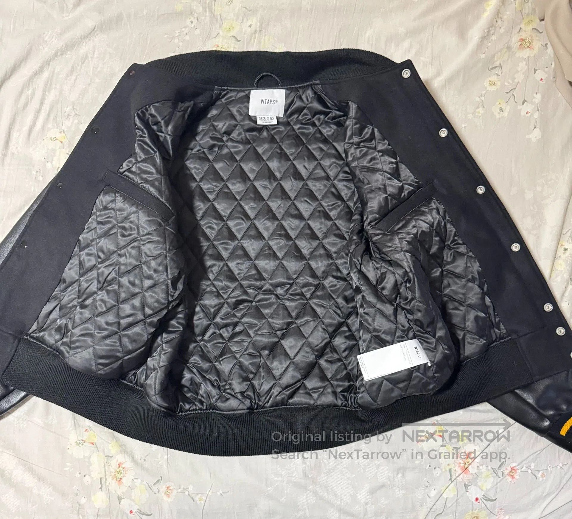 Wtaps WTAPS 22AW Leather Sleeve Baseball Jacket. Size US M / EU 48-50 / 2 - 3 Thumbnail