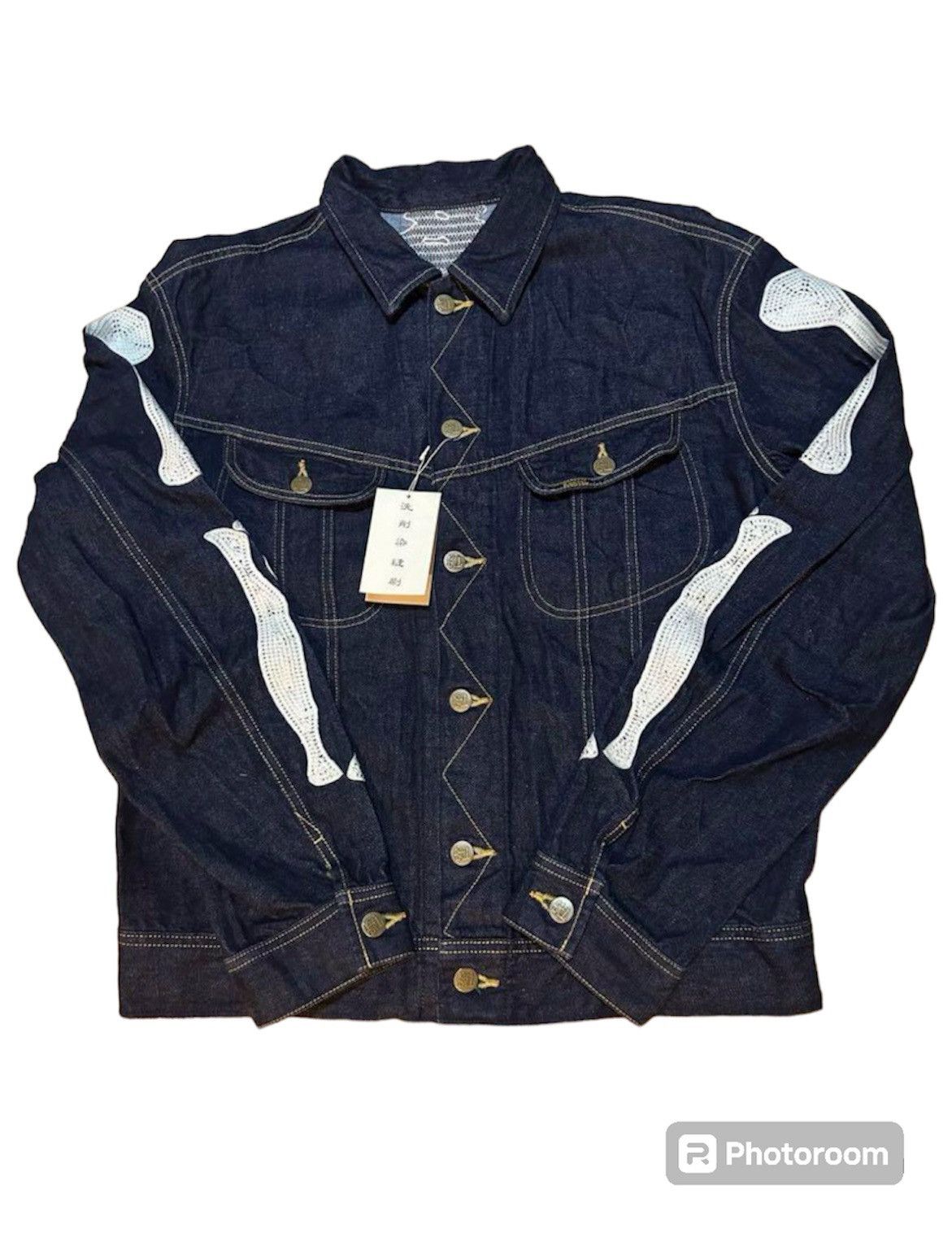 Kapital × Kapital Kountry KAPITAL 11.5oz denim tuxedo western jacket Size US L / EU 52-54 / 3 - 8 Thumbnail