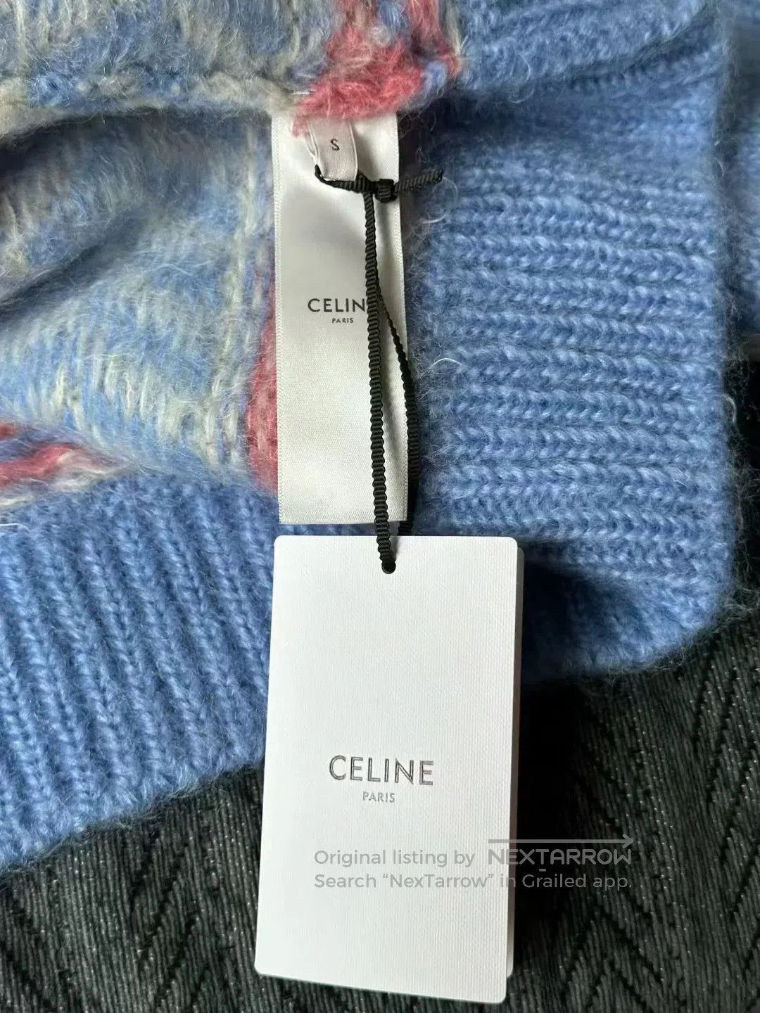 Celine Celine Triomphe Mohair Sweater. Size S / US 4 / IT 40 - 4 Thumbnail
