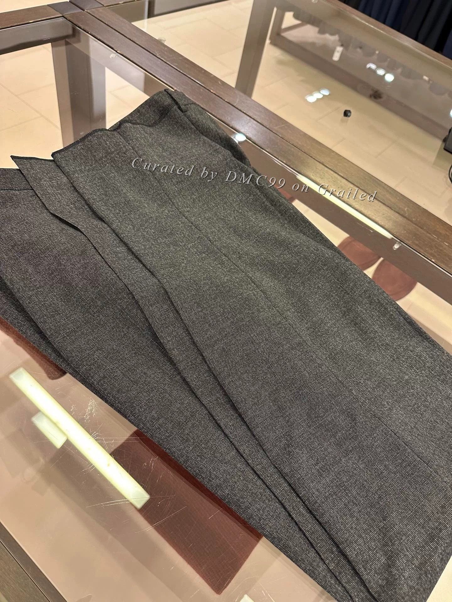Ermenegildo Zegna Zegna Men's Straight Wool Trousers Size US 40 / EU 56 - 9 Thumbnail
