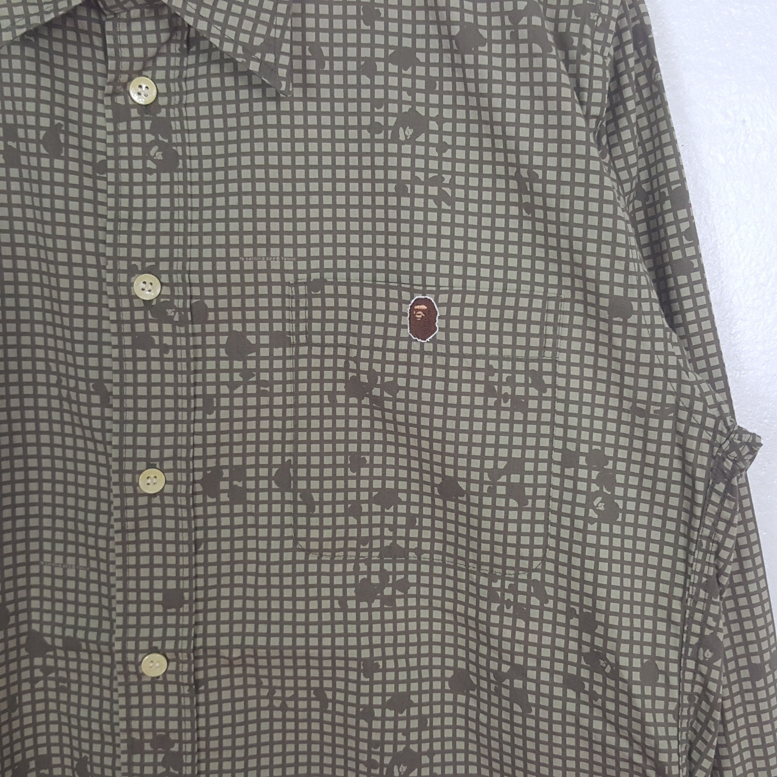 Bape Vintage A Bathing Ape Japanese Shirt Button Up C319N29 Size US S / EU 44-46 / 1 - 2 Thumbnail