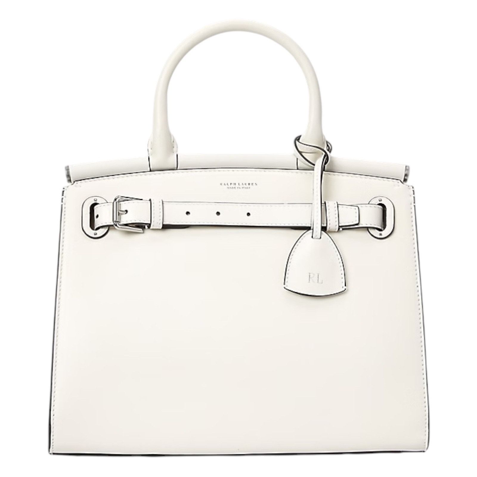 Ralph Lauren Ralph Lauren Collection RL50 Leather Medium Bag White Size ONE SIZE - 3 Thumbnail