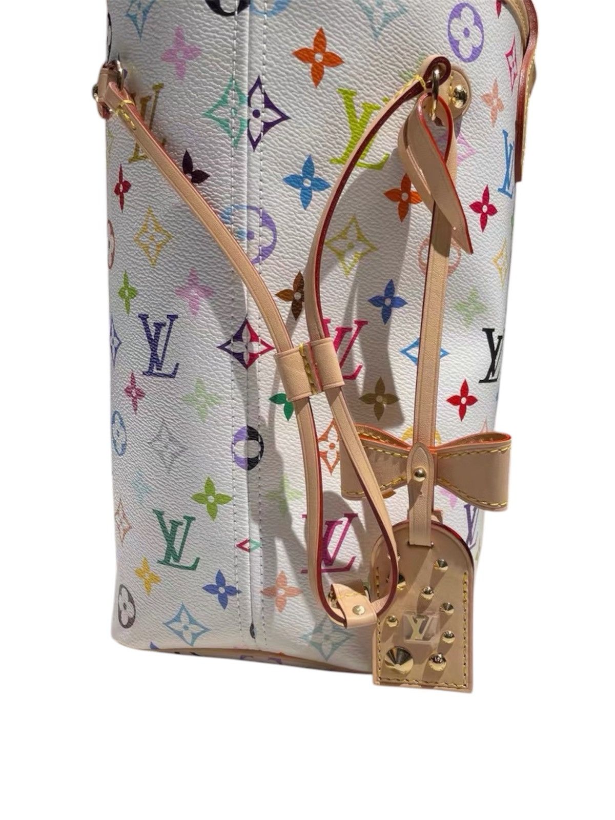Louis Vuitton × Takashi Murakami Louis Vuitton x Takashi Murakami Neverfull MM Handbag Size ONE SIZE - 9 Thumbnail