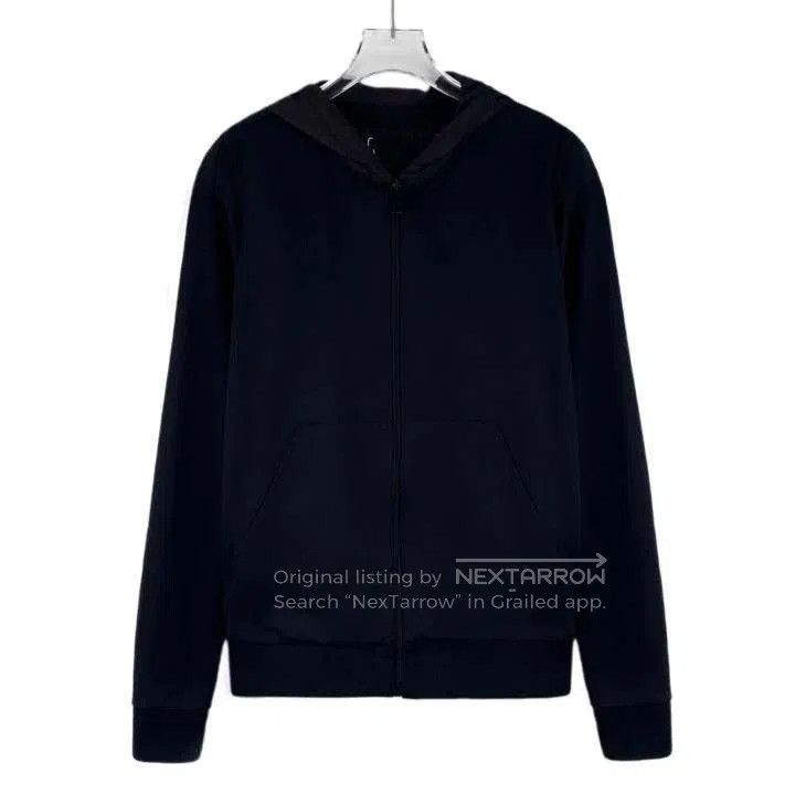 Prada Prada Black Striped Cotton Hooded Jacket. Size US S / EU 44-46 / 1 - 1 Thumbnail
