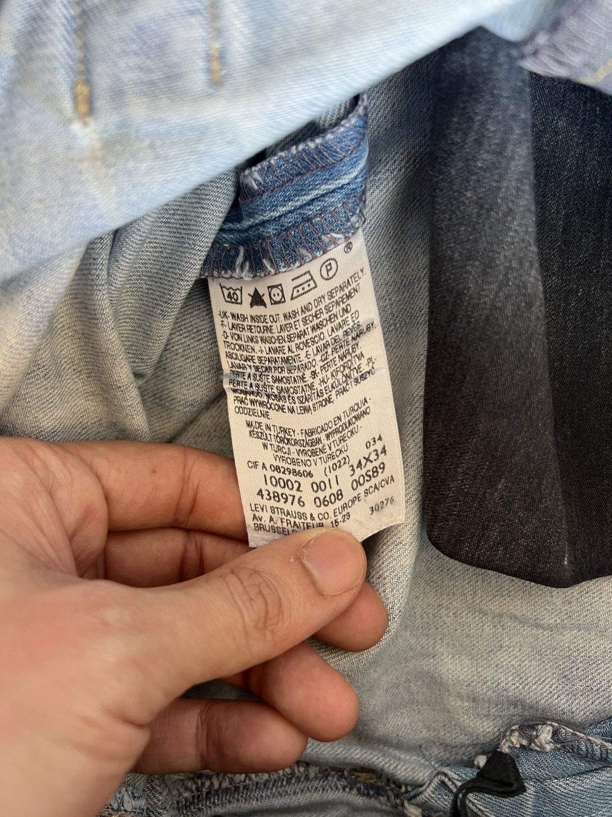Levi's Levis Engineered Jeans Buckle Back Tag W34 Actual 36x34.5 Size US 34 / EU 50 - 9 Thumbnail
