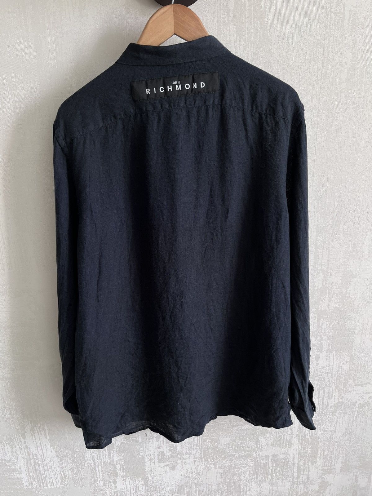 John Richmond John Richmond Black Shirt Size US XL / EU 56 / 4 - 2 Thumbnail