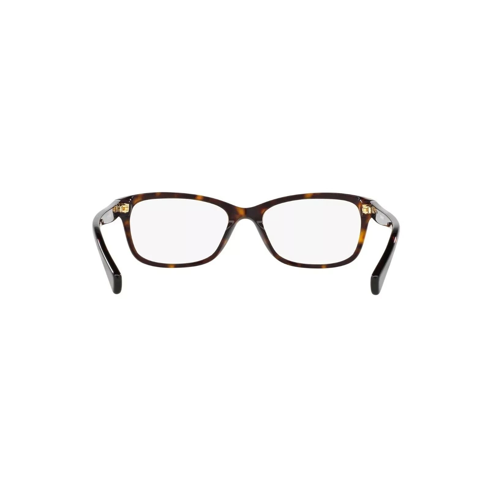 Coach Coach Eyewear Eyeglass Frames Dark Tortoise Demo Lens HC6089 Size ONE SIZE - 3 Thumbnail