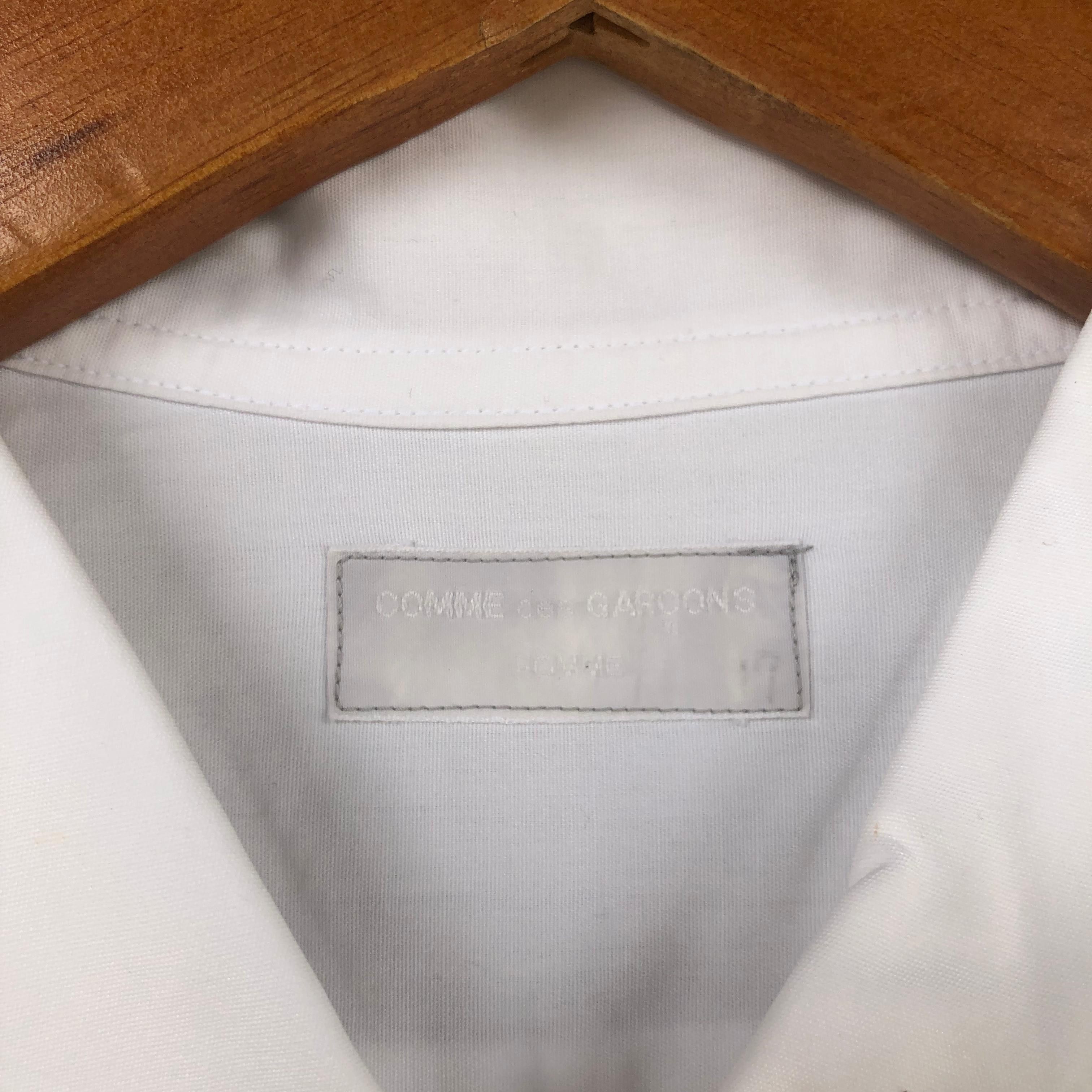 Comme des Garcons Homme × Comme des Garcons Homme Plus 1980s Comme des Garcons White Shirt Size US M / EU 48-50 / 2 - 5 Thumbnail