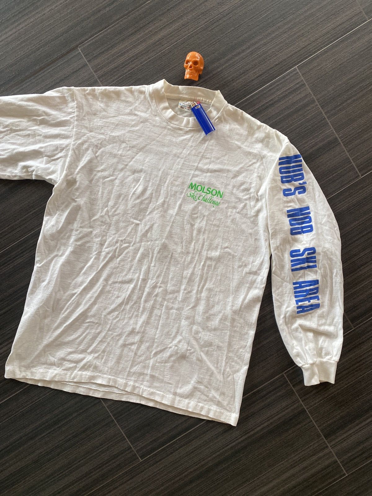 Vintage 80s Molson Ski Challenge art shirt XL Size US XL / EU 56 / 4 - 3 Thumbnail