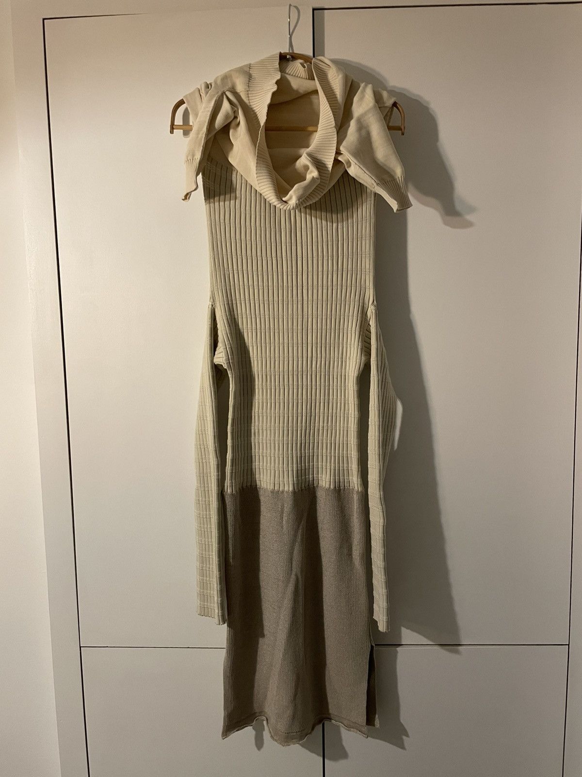 MM6 Multi Ribbed Dress Size XS / US 0-2 / IT 36-38 - 1 Thumbnail