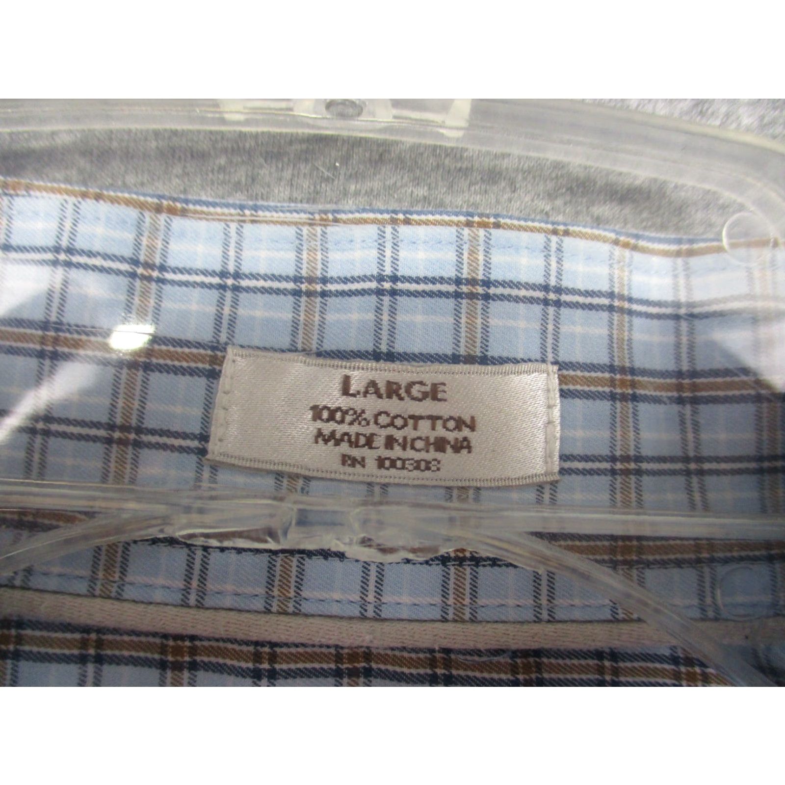 Peter Millar Peter Millar Crown Button Shirt Large Men Long Sleeve Blue Plaid Check Shirt Size US L / EU 52-54 / 3 - 6 Thumbnail