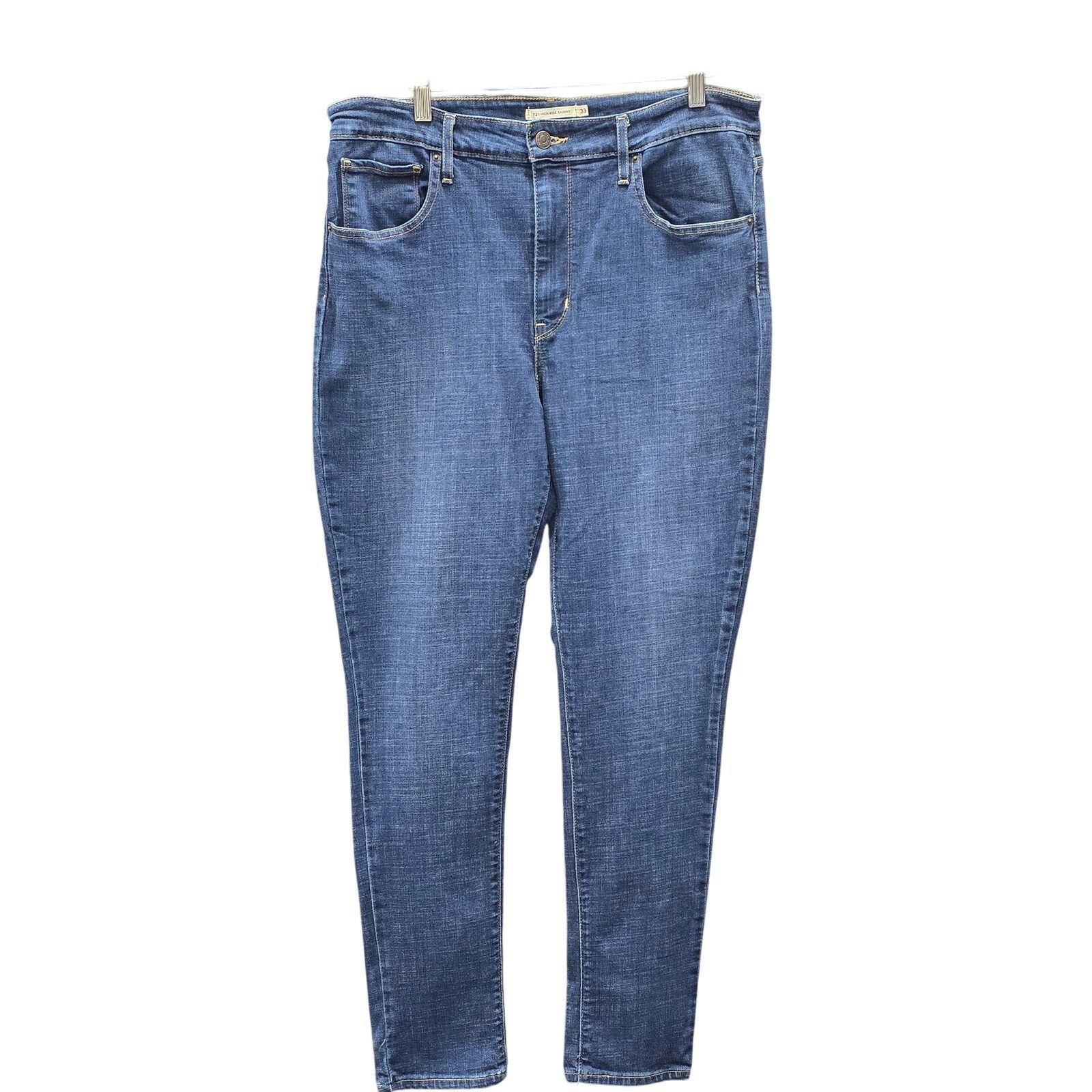 Levi's Levis 721 High Rise Skinny Jeans, Women's Size 33 Size 33" - 2 Thumbnail