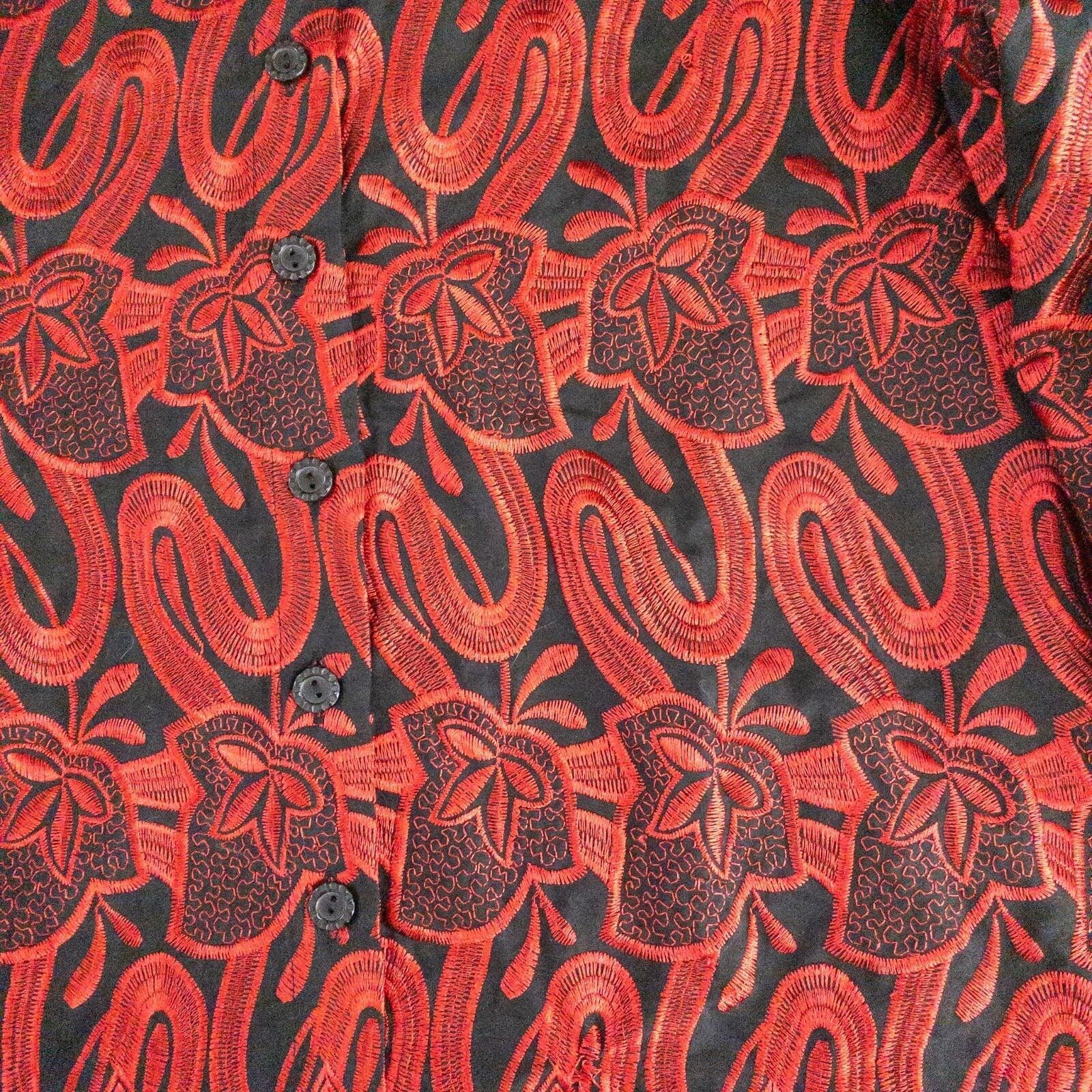 Other Drapers & Damons Black Red Jacket Womens XLarge Petite Size L / US 10 / IT 46 - 3 Thumbnail