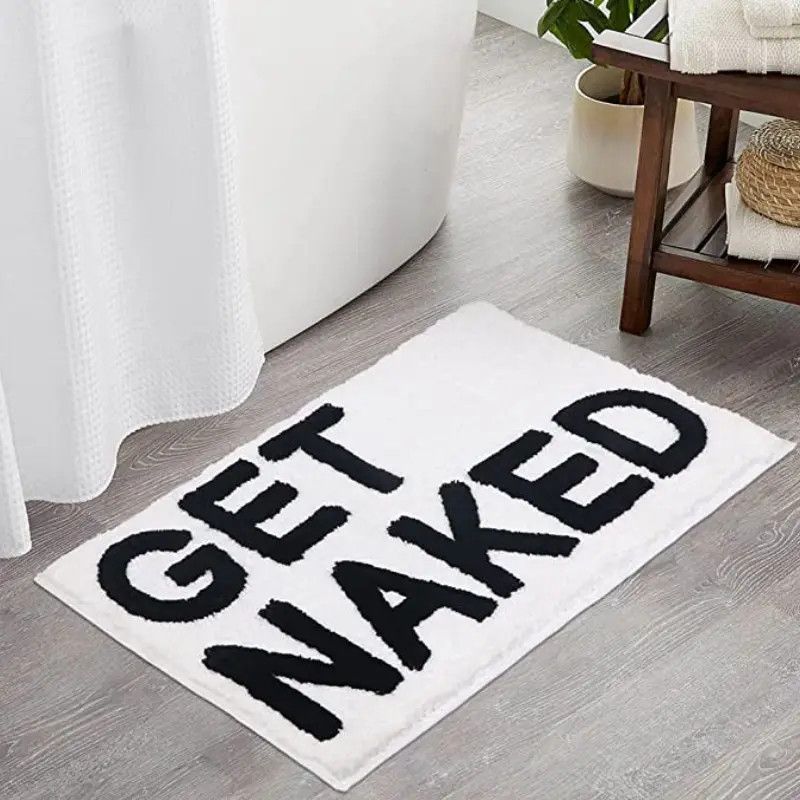 Other Inyahome Get Naked Bath Mat Bathroom Soft Rugs Size ONE SIZE - 1 Thumbnail