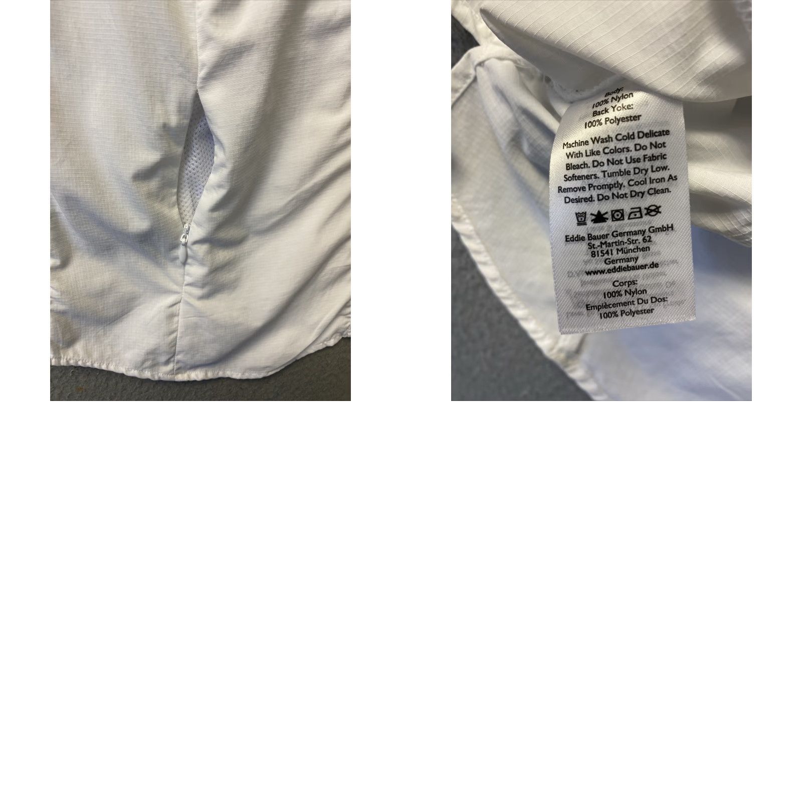 Eddie Bauer Eddie Bauer BLOUSE White BUTTON UP-SLEEVELESS-NO IRON Polyester NWOT /33-77 Size S / US 4 / IT 40 - 8 Thumbnail