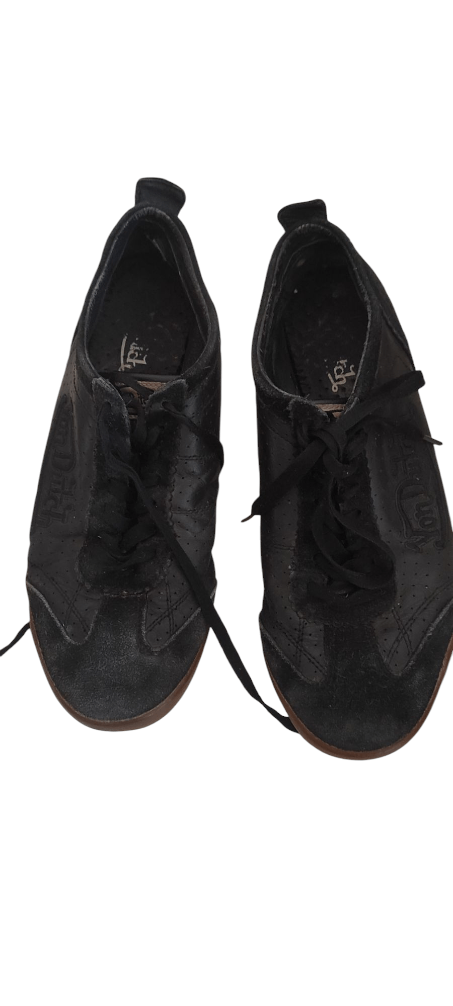 Vintage × Von Dutch Von Dutch Leather Sneakers Suede Flying Emboidered Eyeball Size US 8 / EU 41 - 1 Thumbnail