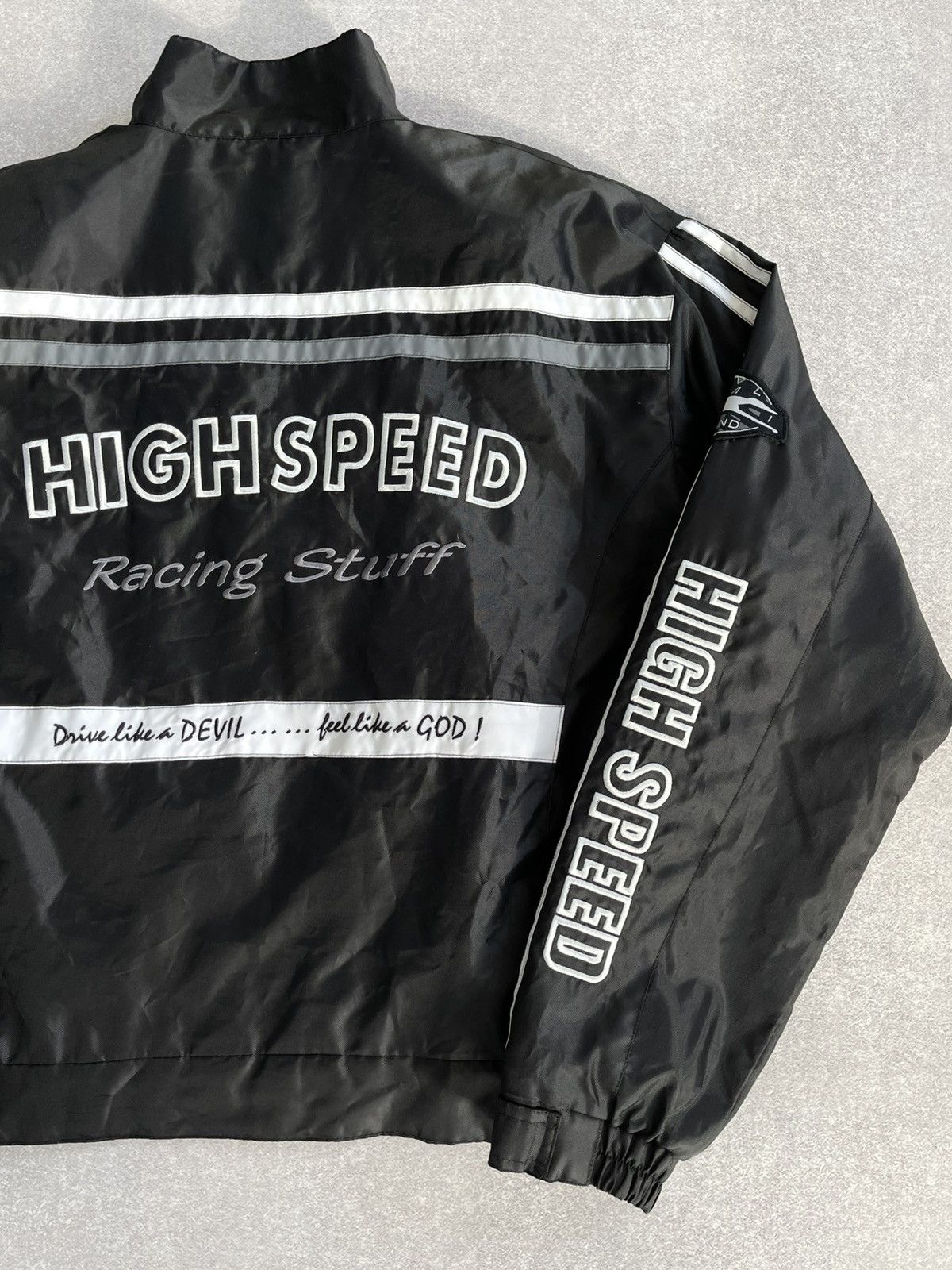 Vintage Vintage Polo High Speed Racing Multi Logo Moto Jacket Size US XXL / EU 58 / 5 - 12 Thumbnail