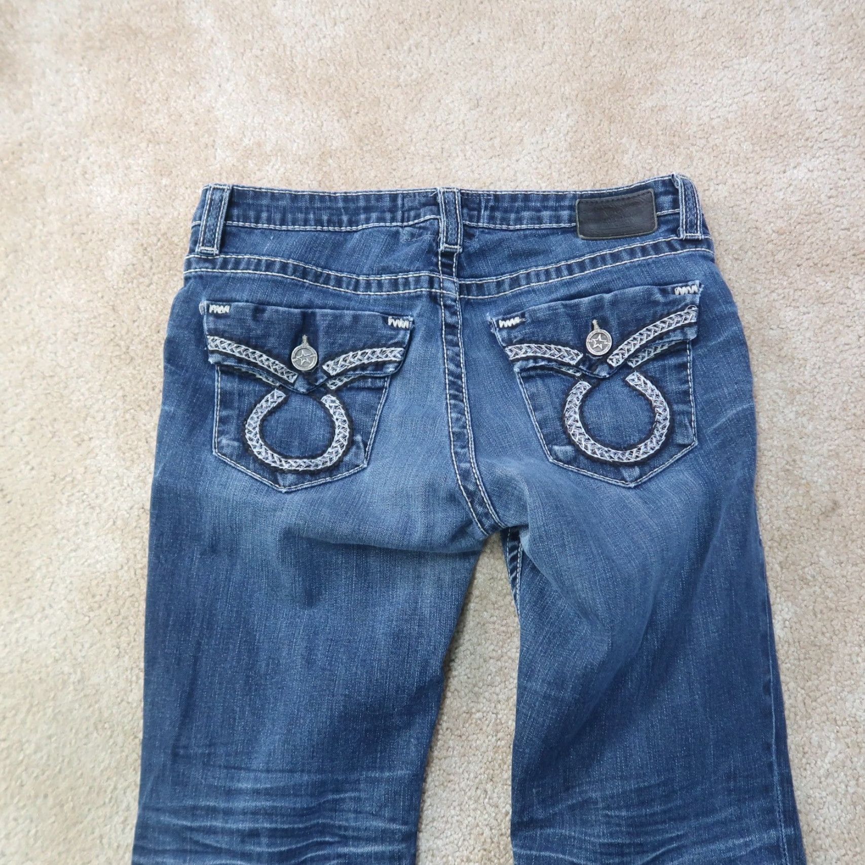 Denime BIG STAR Miki Bootcut Jeans Women's 29L Mid Rise Blue Denim Jeans Size 29" - 6 Thumbnail