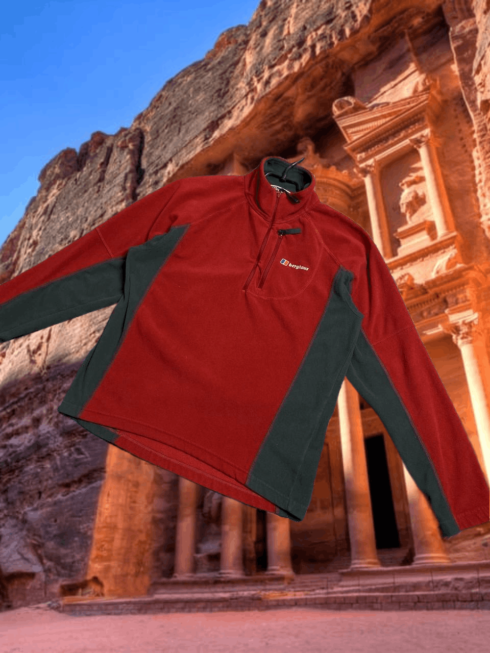 Berghaus sweatshirt Y2K streetwear Vintage Berghaus red logo Size US S / EU 44-46 / 1 - 1 Thumbnail