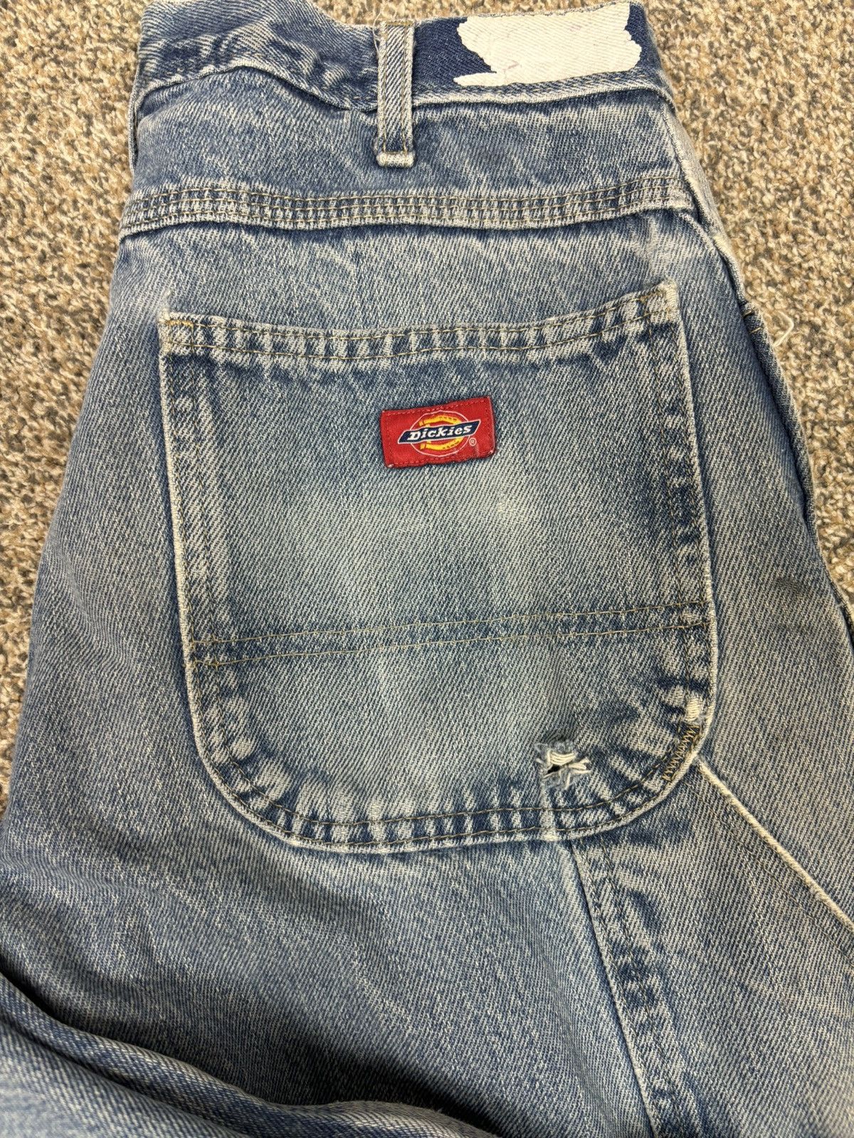 Dickies Y2k light wash dickies carpenter denim jeans Size US 36 / EU 52 - 2 Thumbnail