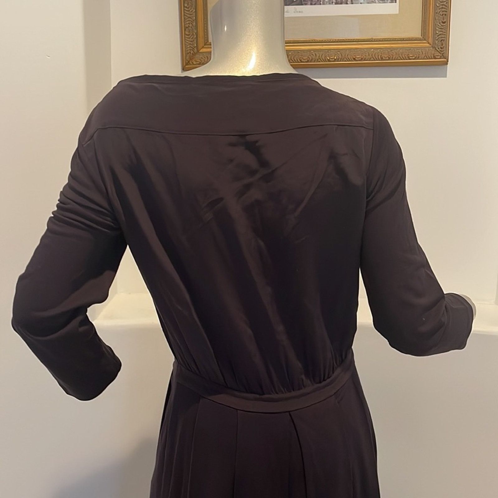 Lacoste Lacoste Pleated Black Shirt Dress Long Sleeve T38 US 6 Size M / US 6-8 / IT 42-44 - 12 Thumbnail