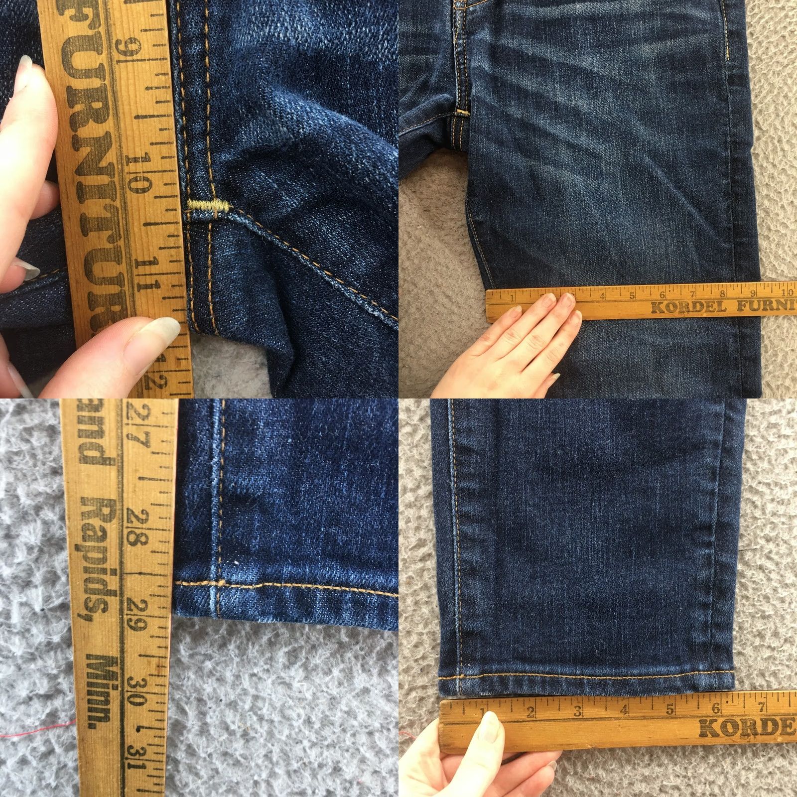 American Eagle Outfitters American Eagle Outfitters Airflex+ Skinny Jeans Mens 28x30 Blue Denim Zip Fly Size US 28 / EU 44 - 8 Thumbnail