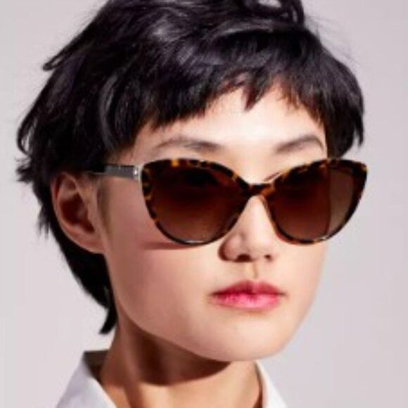 Kate Spade Kate Spade AMBERLEE/S 01NR HA Sunglasses Havana Cat Eye Size ONE SIZE - 3 Thumbnail