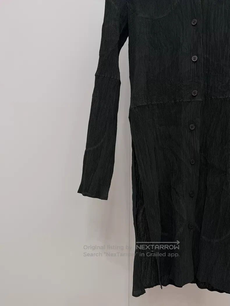 Issey Miyake Issey Miyake Bamboo Circle Geometric Coat Size L / US 10 / IT 46 - 2 Thumbnail