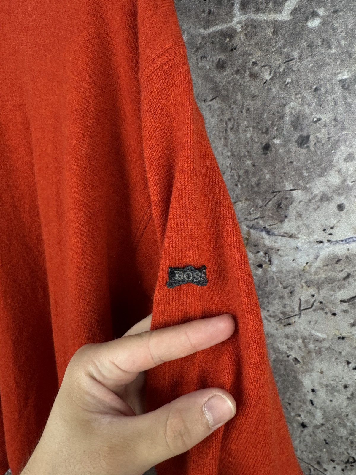 Men’s Hugo Boss Woolen Sweater Pullover Streetwear Size 54