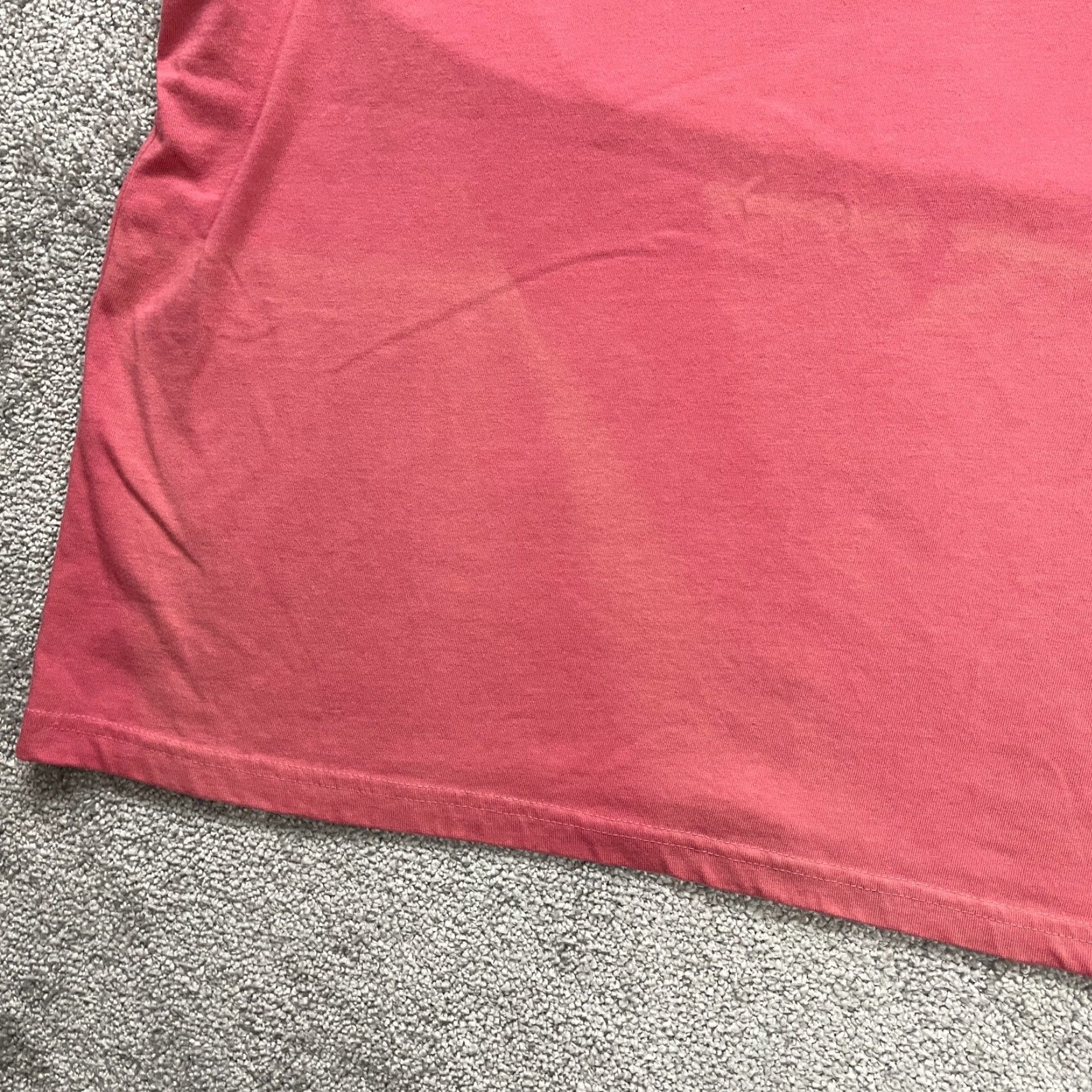 Vintage Bedford Fair Blouse Womens 3XL Salmon Solid Short Sleeve Casual Top Size XXL / US 16-18 / IT 52-54 - 5 Thumbnail