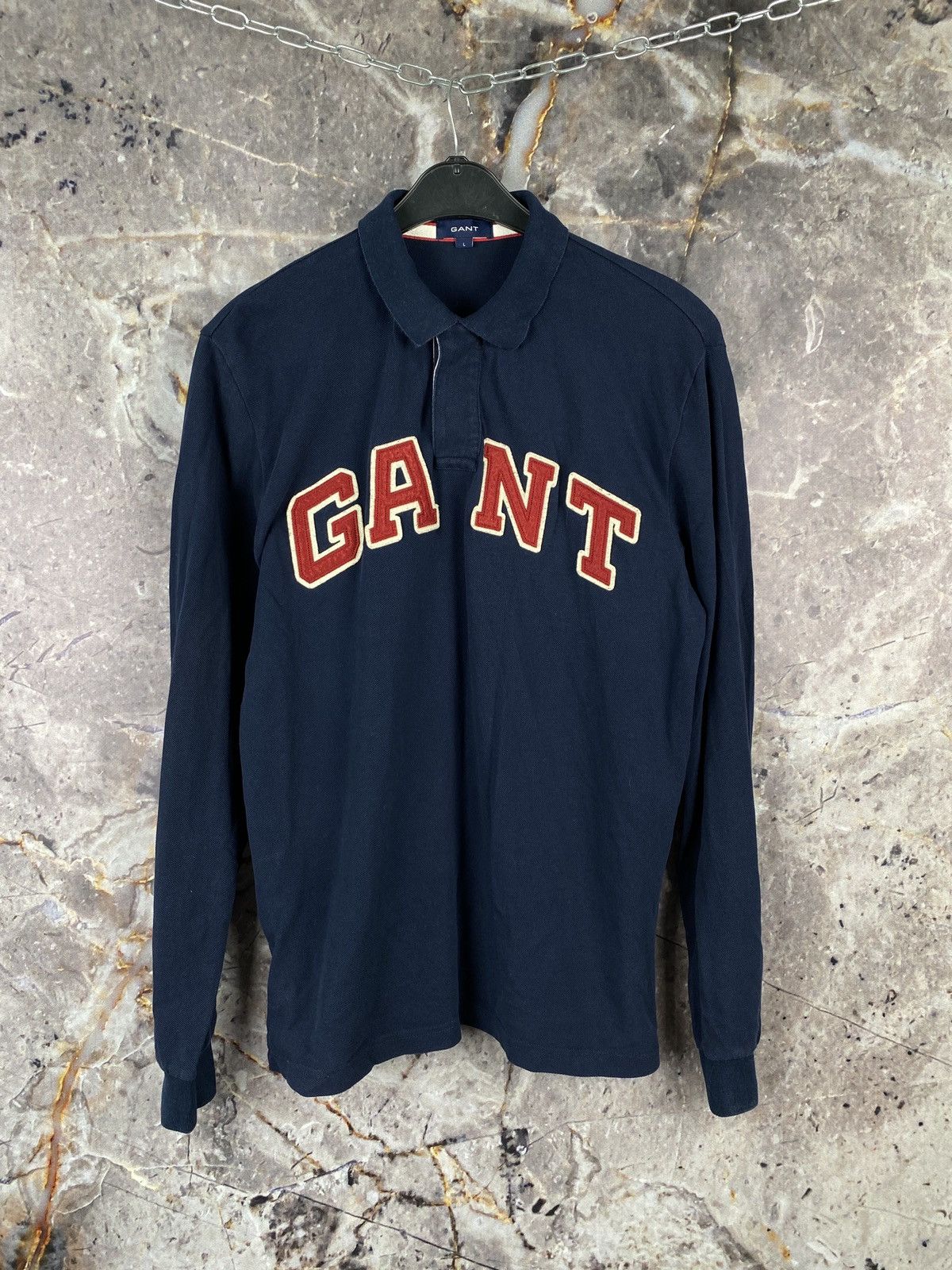 Other Men’s Gant Shirt Long Sleeve Regby Size Large Size US L / EU 52-54 / 3 - 1 Thumbnail