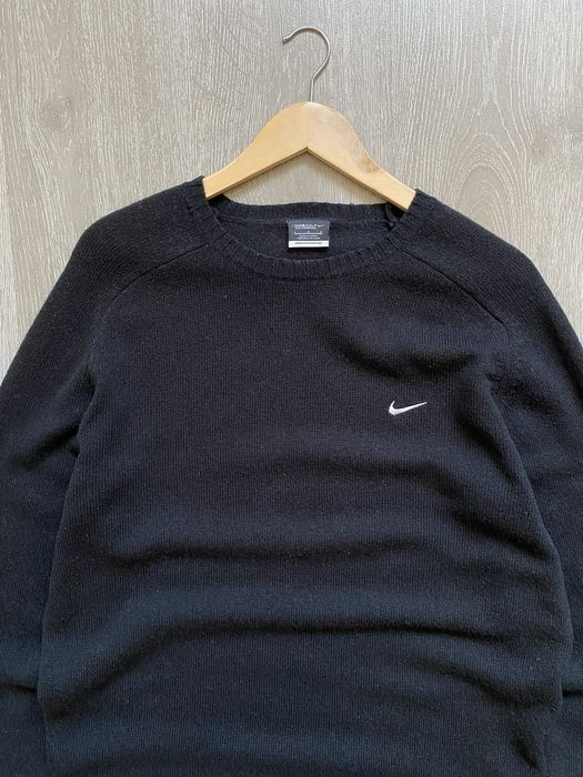 Nike Vintage Y2K NIKE Golf Drill Swoosh Logo Wool Sweater Grailed