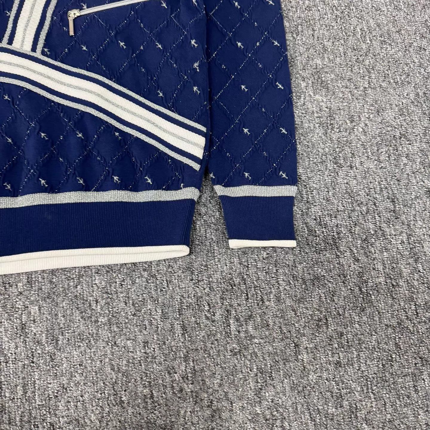 Chanel Chanel 16S Airport Blue White Zip Shimmer Hoodie 38 99% New Size S / US 4 / IT 40 - 3 Thumbnail