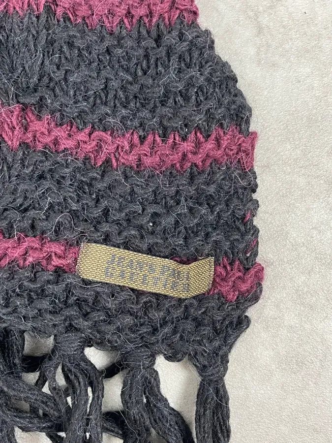 Jean Paul Gaultier 2000s Jean Paul Gaultier Black Wool Scarf Size ONE SIZE - 5 Thumbnail