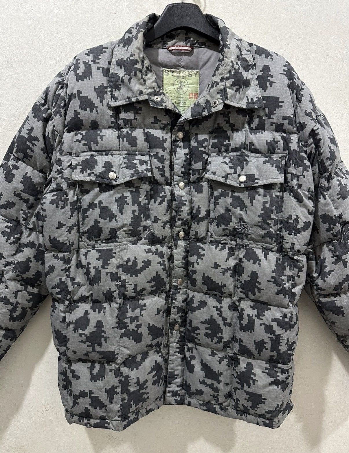 Stussy VTG Stussy Puffer Down Jacket Size US L / EU 52-54 / 3 - 3 Thumbnail