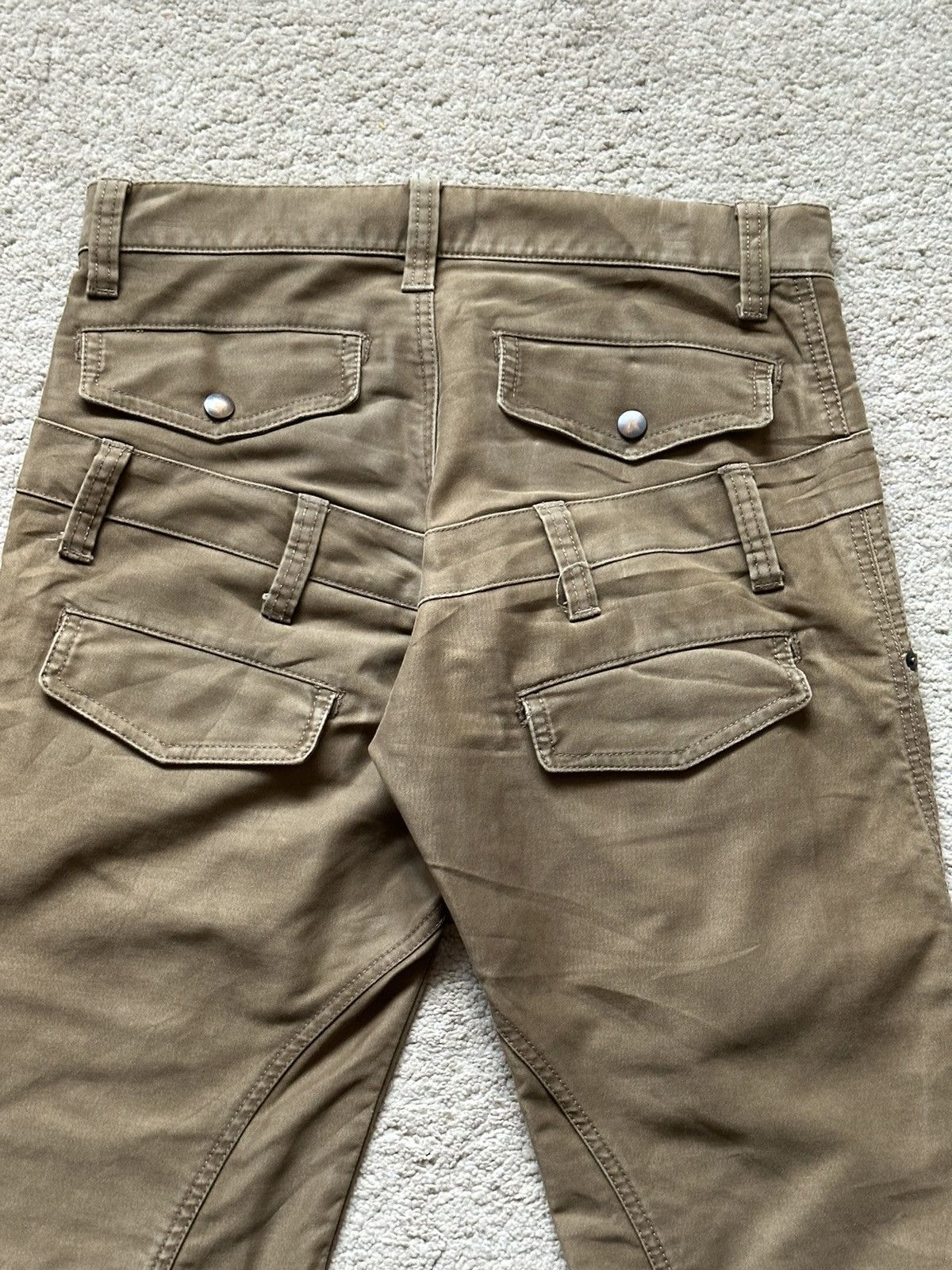 If Six Was Nine 1990s Tete Homme Double Waist Twist Leg Flare Pant Size US 30 / EU 46 - 10 Thumbnail