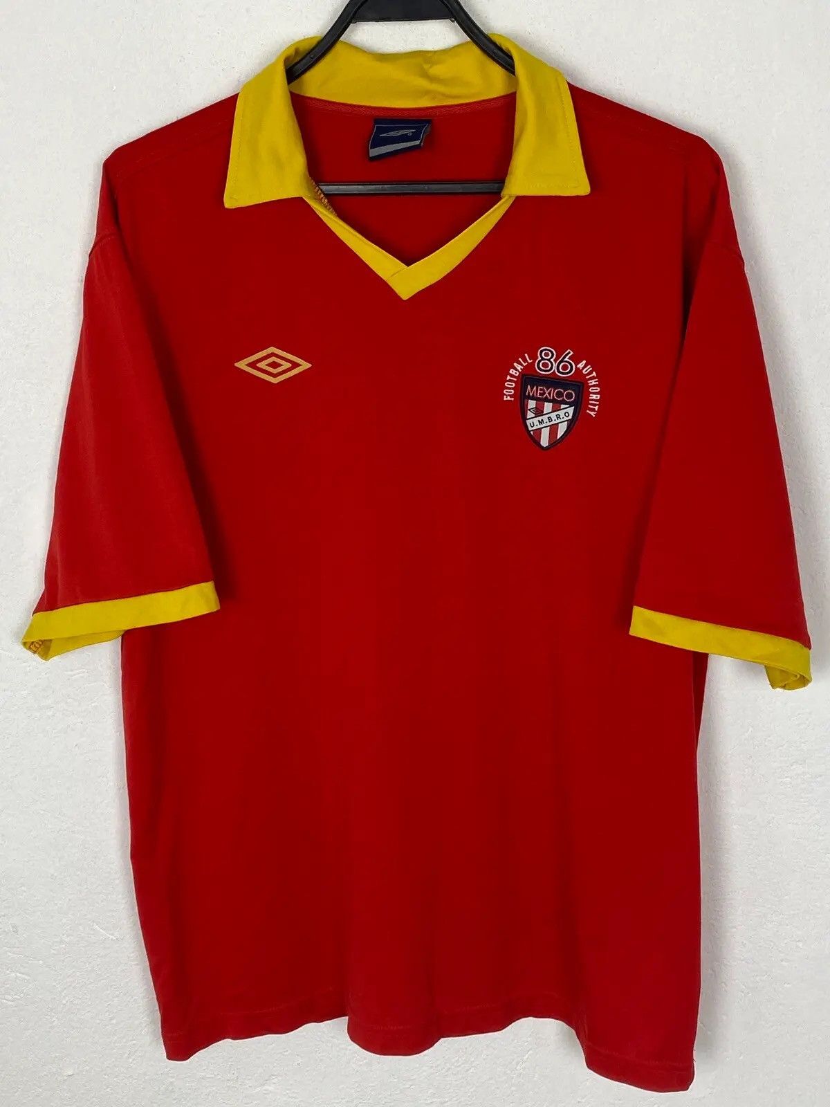 Umbro Vintage Umbro Fifa 1986 Espana Spain Soccer Jersey Size US L / EU 52-54 / 3 - 1 Thumbnail