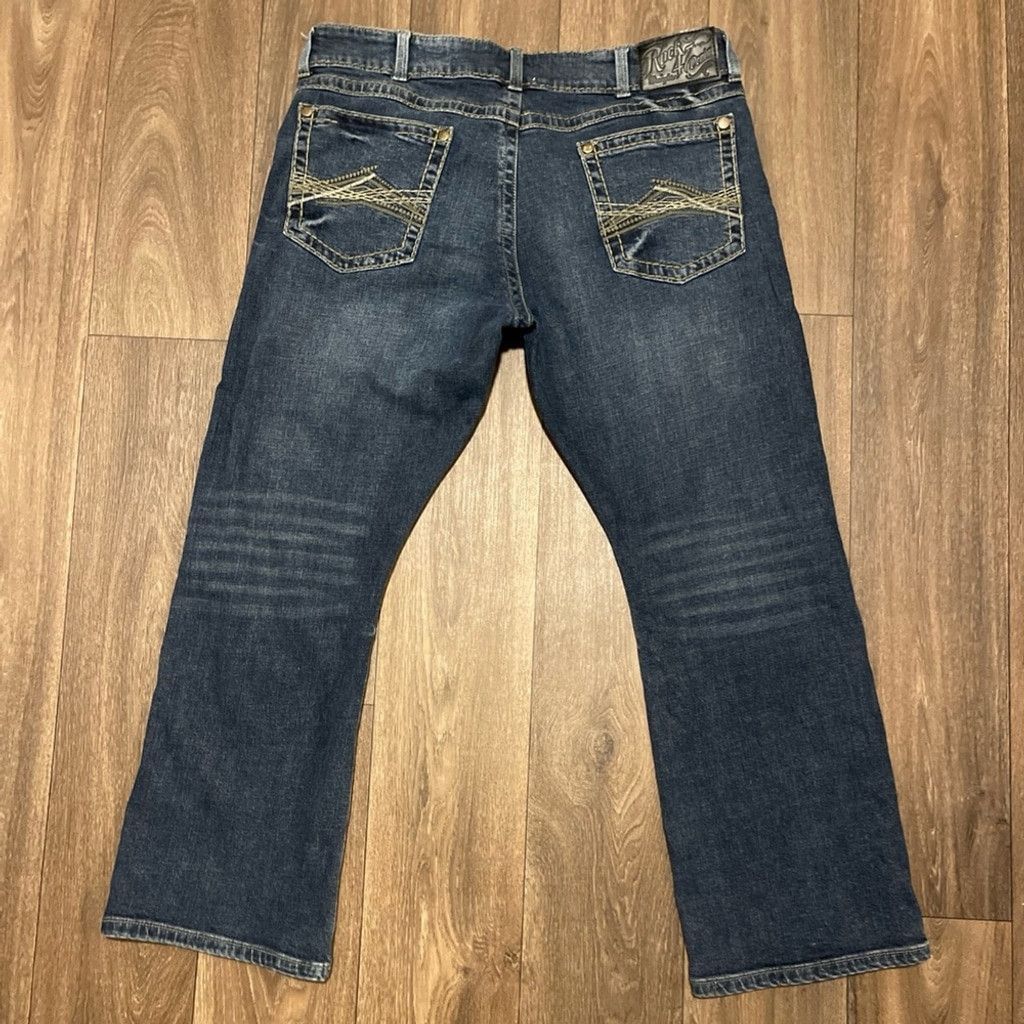 Wrangler Wrangler “Rock 4 denim” Slim Boot Denim Jeans 36x3 Size US 36 / EU 52 - 1 Thumbnail