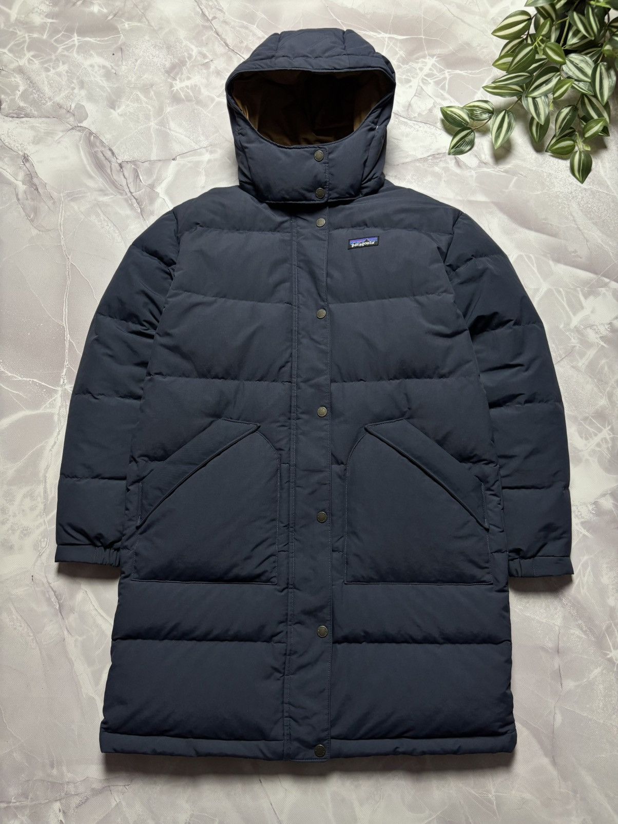 Patagonia Patagonia Women Downdrift Parka Puffer Jacket Smolder Blue S Size S / US 4 / IT 40 - 1 Thumbnail
