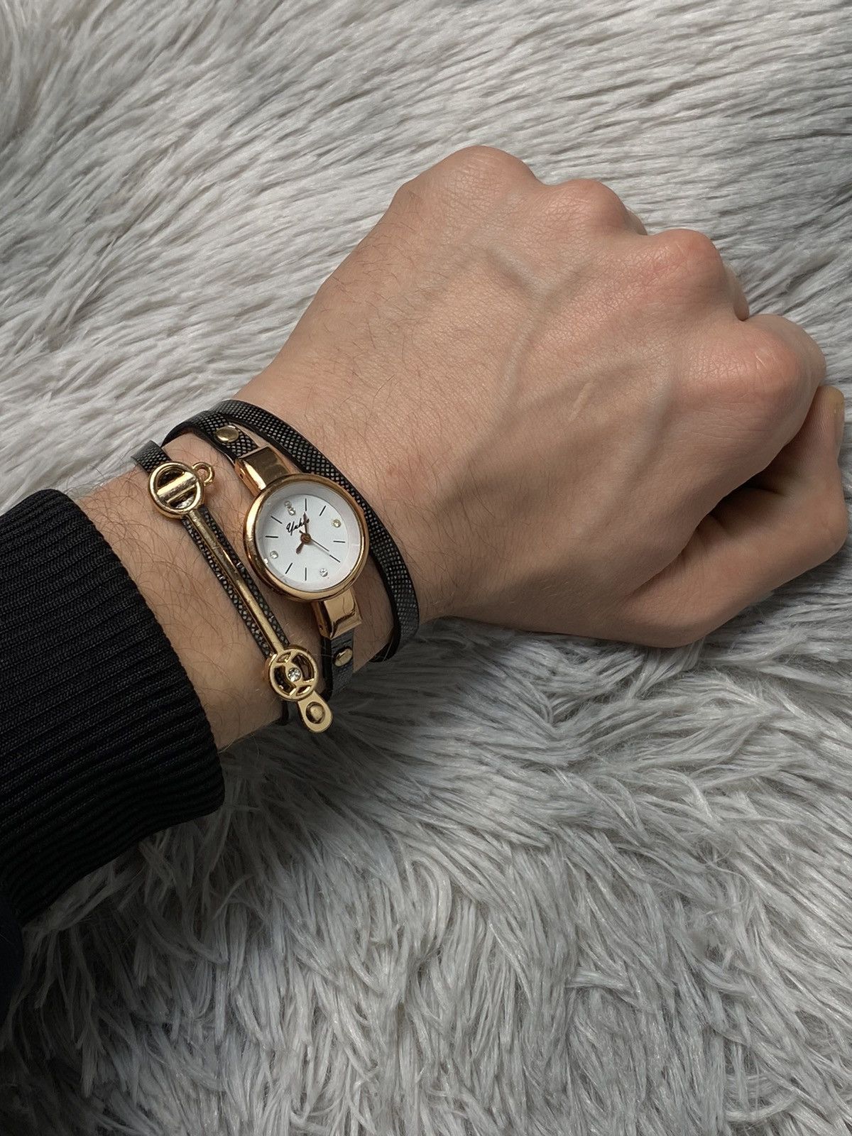 Japanese Brand × Jewelry × Vintage Rose Gold Yakuba Wrap Watch Japanese brand Size ONE SIZE - 1 Thumbnail