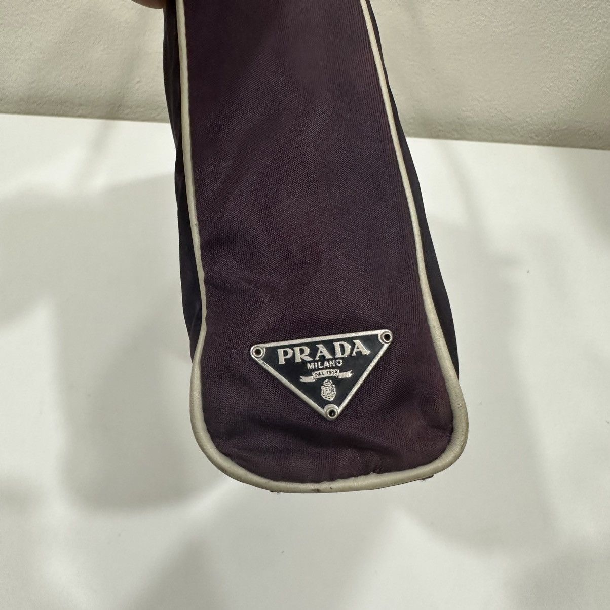Prada PRADA TESSUTO FLORAL APPLIQUE SHOULDER BAG TWO TONE COLOR Size ONE SIZE - 7 Thumbnail