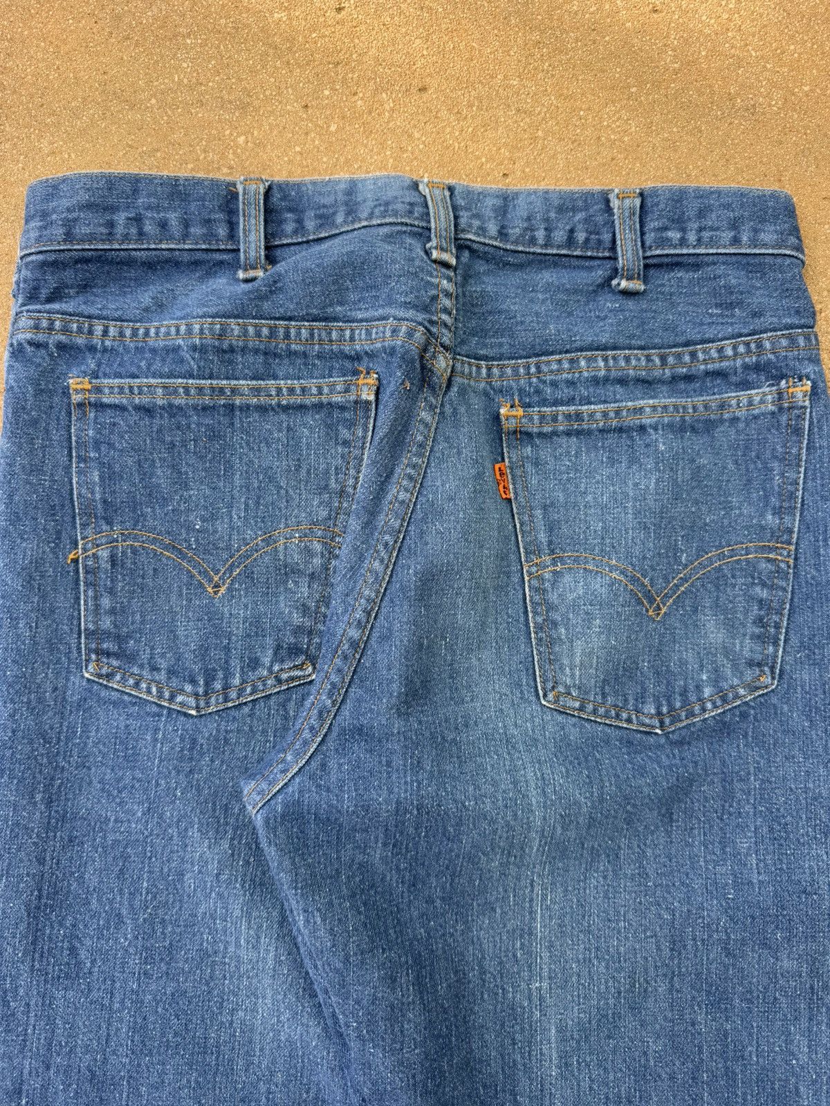 Levi's × Vintage Vtg 70’s Levi’s 646 Orange Tab Bellbottom Flare Jeans 32x28 Size US 32 / EU 48 - 7 Thumbnail