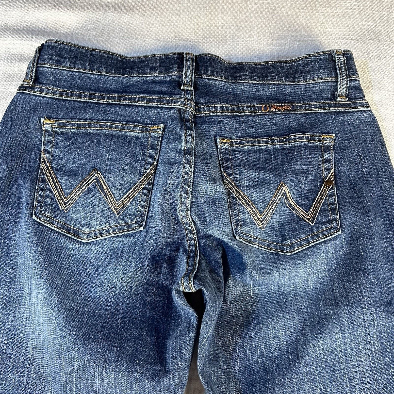 Wrangler Wrangler Q-Baby No Gap Riding Jeans Womens 7/8 32"(fit 31") Size 29" - 7 Thumbnail