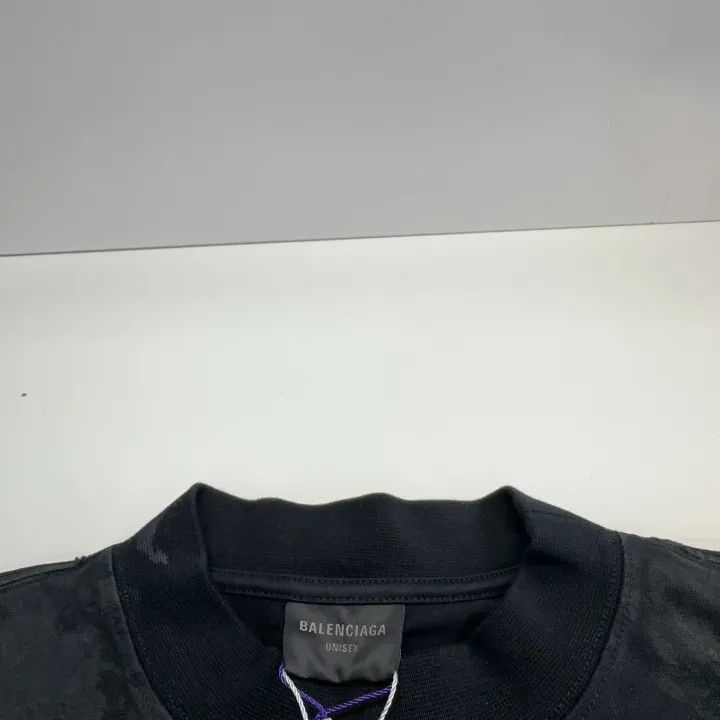 Balenciaga Balenciaga Abstract Logo Print Short Sleeve T-Shirt 0079-25 Size US XS / EU 42 / 0 - 4 Thumbnail