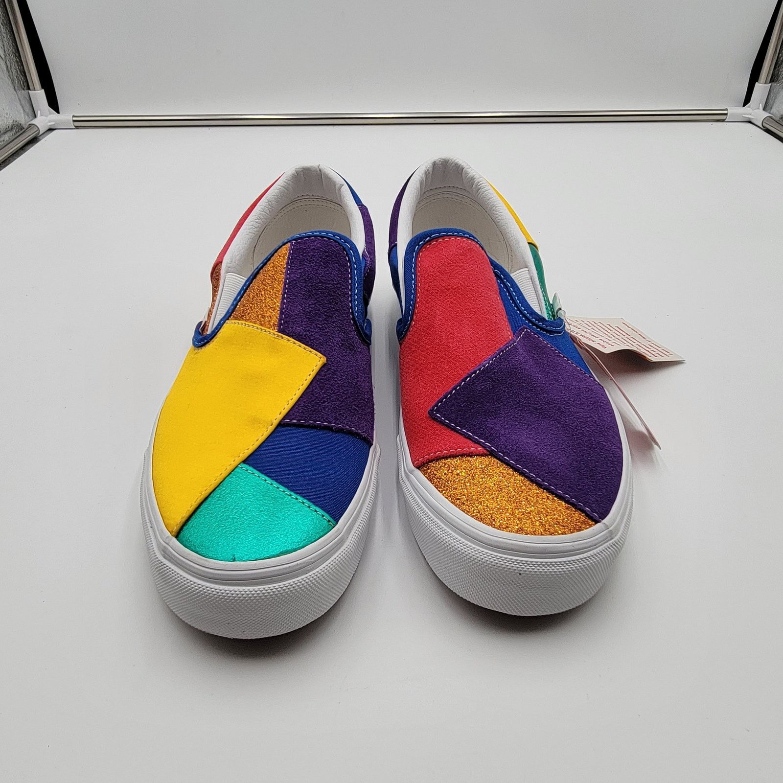 Vans Vans Classic SlipOn Pride Patchwork Sz 9M/10.5W VN0A33TB44B1 Size US 9 / EU 42 - 3 Thumbnail