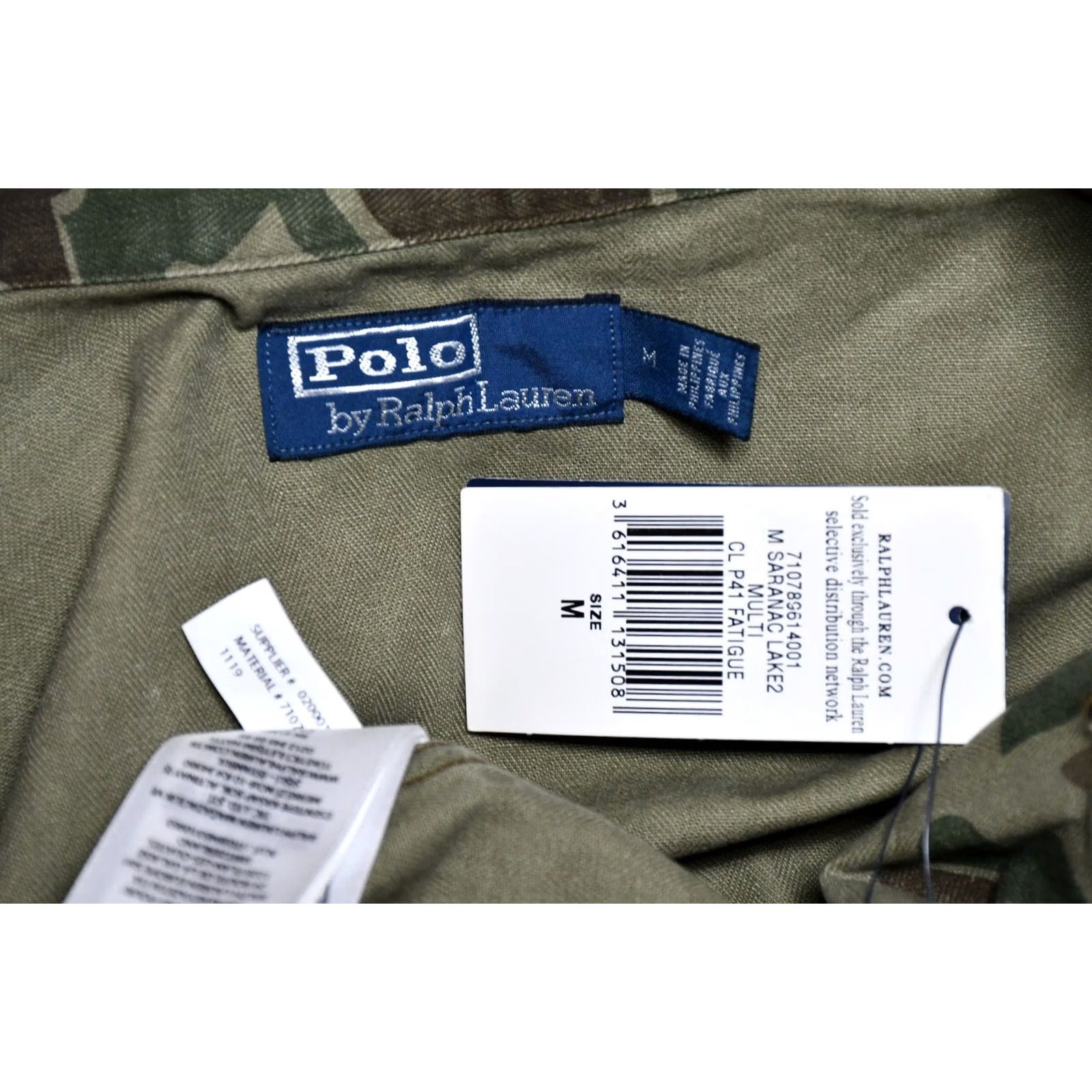 Polo Ralph Lauren Polo Ralph Lauren Saranac Lake2 Camouflage Jacket Military Jacket Green XS? No size M Size US M / EU 48-50 / 2 - 6 Thumbnail