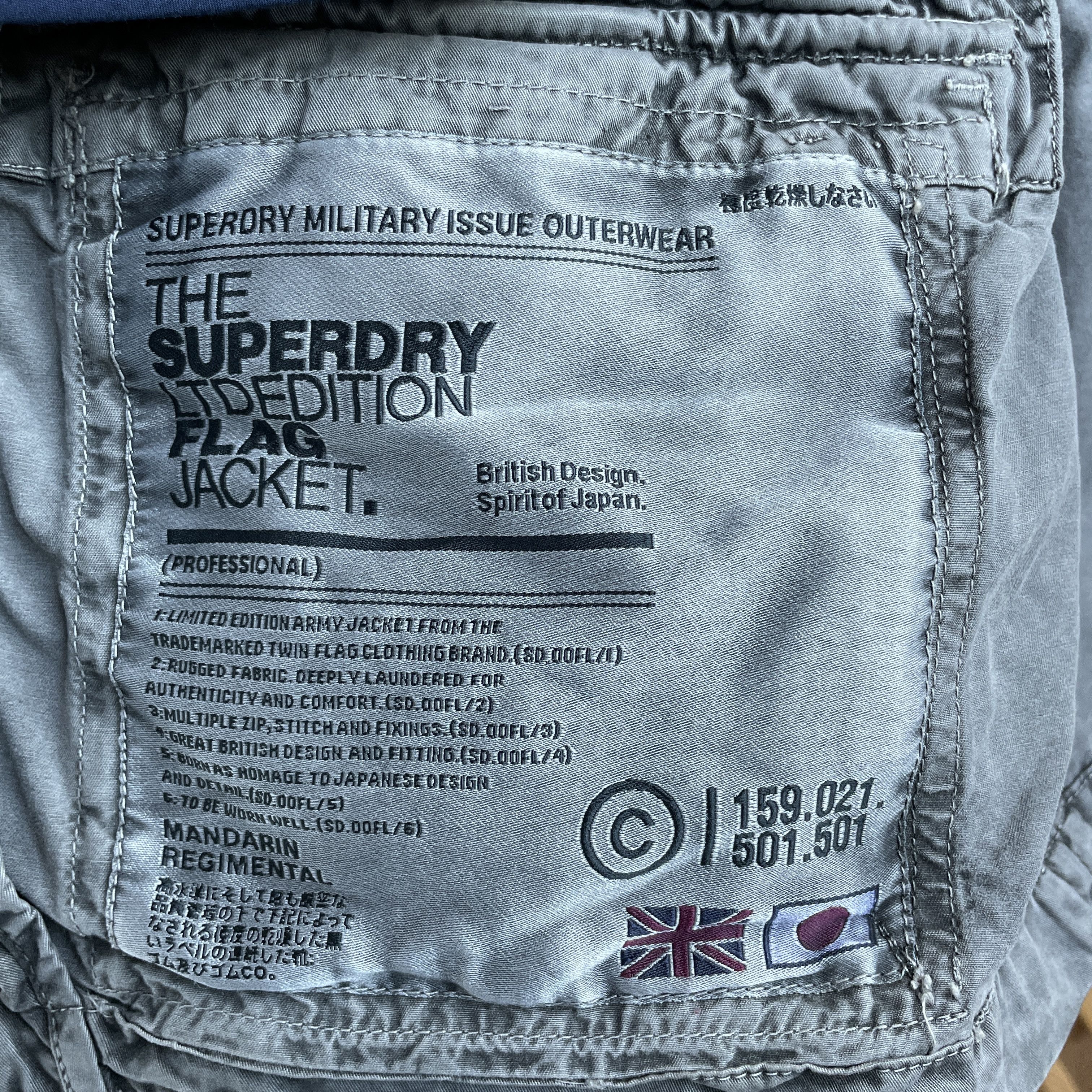 Superdry BNWT Superdry Womens Military Embellished Field Flag Jacket Size L / US 10 / IT 46 - 11 Thumbnail
